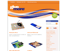 Tablet Screenshot of givemore.se